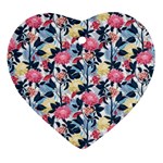 Beautiful floral pattern Ornament (Heart) Front