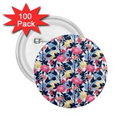 Beautiful floral pattern 2.25  Buttons (100 pack) 