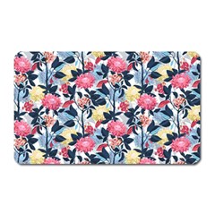 Beautiful Floral Pattern Magnet (rectangular)