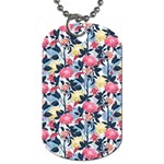 Beautiful floral pattern Dog Tag (One Side) Front