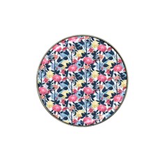 Beautiful floral pattern Hat Clip Ball Marker (10 pack)