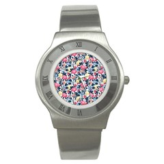 Beautiful floral pattern Stainless Steel Watch