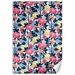 Beautiful floral pattern Canvas 12  x 18 