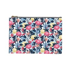 Beautiful floral pattern Cosmetic Bag (Large)