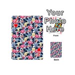 Beautiful floral pattern Playing Cards 54 Designs (Mini) Front - Heart2