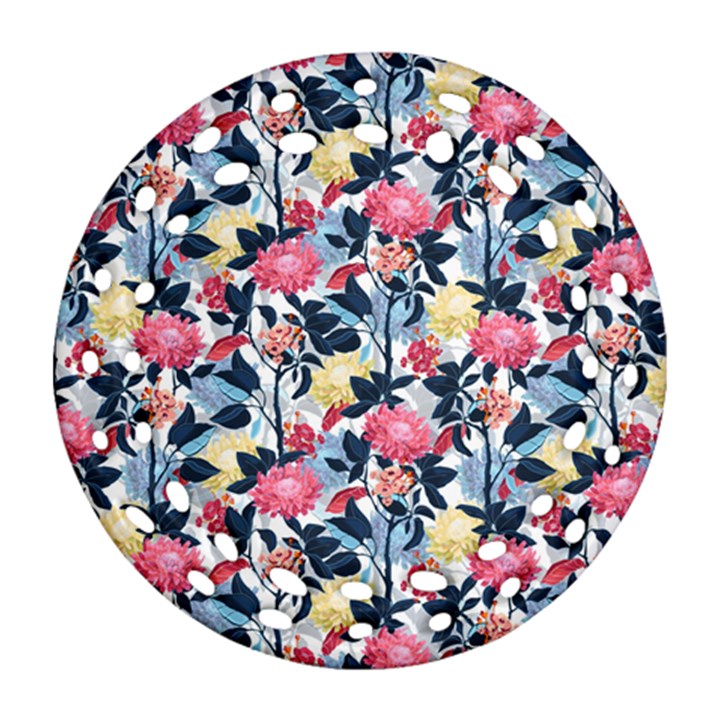 Beautiful floral pattern Ornament (Round Filigree)