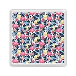 Beautiful floral pattern Memory Card Reader (Square) Front