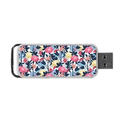 Beautiful floral pattern Portable USB Flash (One Side)