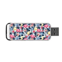 Beautiful floral pattern Portable USB Flash (Two Sides)