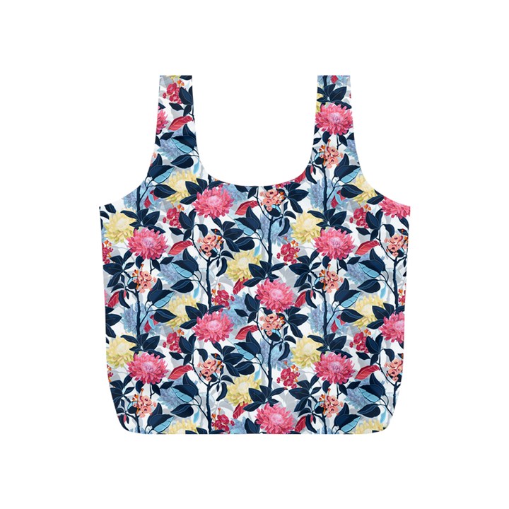 Beautiful floral pattern Full Print Recycle Bag (S)