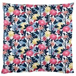 Beautiful floral pattern Large Flano Cushion Case (One Side) Front