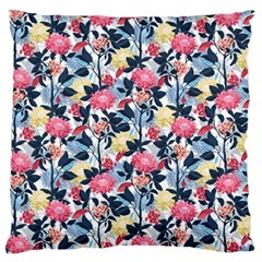 Beautiful floral pattern Large Flano Cushion Case (Two Sides)