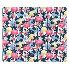 Beautiful floral pattern Double Sided Flano Blanket (Small) 