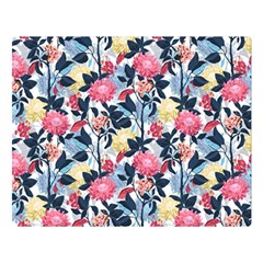 Beautiful floral pattern Double Sided Flano Blanket (Large) 