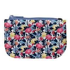 Beautiful floral pattern Large Coin Purse