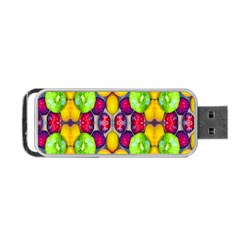 Fruits And Vegetables Pattern Portable Usb Flash (two Sides) by dflcprintsclothing