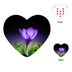 Floral Nature Playing Cards Single Design (heart)