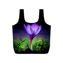 Floral Nature Full Print Recycle Bag (s) by Sparkle