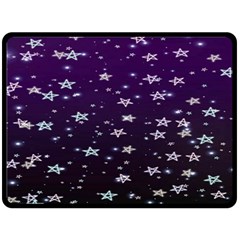 Stars Double Sided Fleece Blanket (large)  by Sparkle