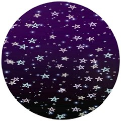 Stars Wooden Puzzle Round