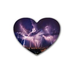 Spark Rubber Coaster (heart)  by Sparkle