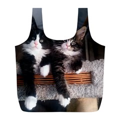 Cats Brothers Full Print Recycle Bag (l)