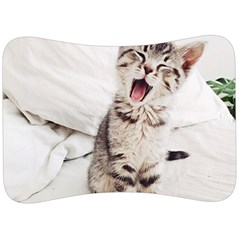 Laughing Kitten Velour Seat Head Rest Cushion by Sparkle