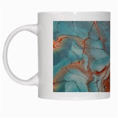 Colorful White Mugs