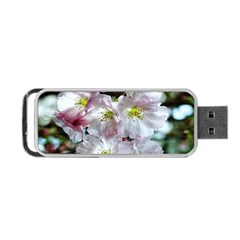 Pinkfloral Portable Usb Flash (two Sides) by Sparkle