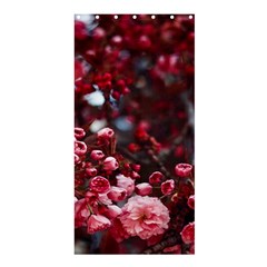 Red Floral Shower Curtain 36  X 72  (stall)  by Sparkle