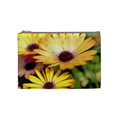 Yellow Flowers Cosmetic Bag (Medium)