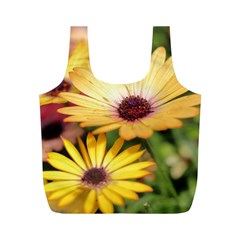 Yellow Flowers Full Print Recycle Bag (M)