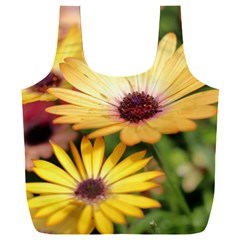 Yellow Flowers Full Print Recycle Bag (XXXL)