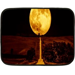 Moon Road Double Sided Fleece Blanket (mini)  by Sparkle