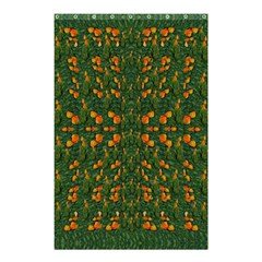 Sakura Tulips Giving Fruit In The Festive Temple Forest Shower Curtain 48  X 72  (small)  by pepitasart