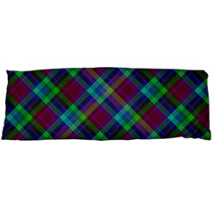 Purple, Green Tartan, Retro Buffalo Plaid Pattern, Classic Tiled Theme Body Pillow Case (dakimakura) by Casemiro