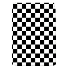 Black And White Chessboard Pattern, Classic, Tiled, Chess Like Theme Removable Flap Cover (s) by Casemiro