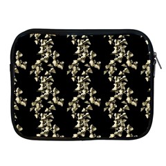 Dark Botanical Motif Pattern Apple Ipad 2/3/4 Zipper Cases by dflcprintsclothing