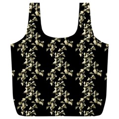 Dark Botanical Motif Pattern Full Print Recycle Bag (xxxl) by dflcprintsclothing