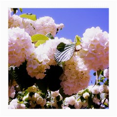 Pink Snowball Branch Medium Glasses Cloth