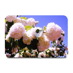 Pink Snowball Branch Plate Mats