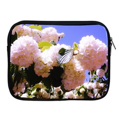 Pink Snowball Branch Apple iPad 2/3/4 Zipper Cases