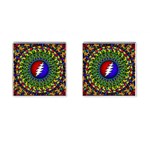 Grateful Dead Cufflinks (Square) Front(Pair)