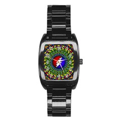 Grateful Dead Stainless Steel Barrel Watch