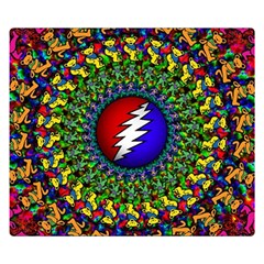 Grateful Dead Double Sided Flano Blanket (small) 