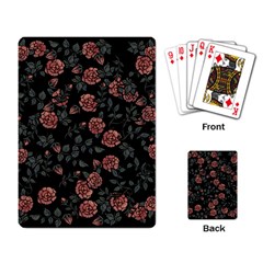 Dusty Roses Playing Cards Single Design (rectangle) by BubbSnugg