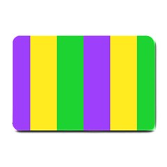 New Orleans Carnival Colors Mardi Gras Small Doormat  by yoursparklingshop