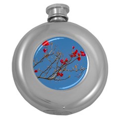 Santa Rita Flower Photo001 Round Hip Flask (5 oz)