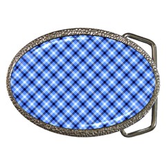 Retro Style Pattern, Scottish Tartan, Buffalo Plaid Theme Belt Buckles by Casemiro