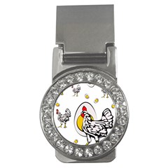 Roseanne Chicken Money Clips (cz)  by EvgeniaEsenina